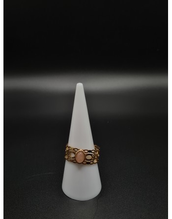 Bague en quartz rose