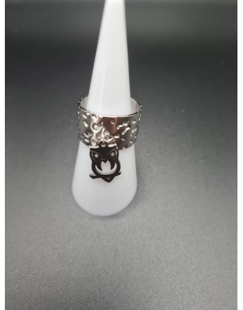 Bague réglable hibou