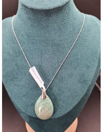 Collier amazonite 30mm