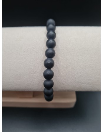 Bracelet onix noir mat 8mm