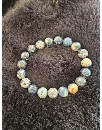 bracelet de spinelle bleu