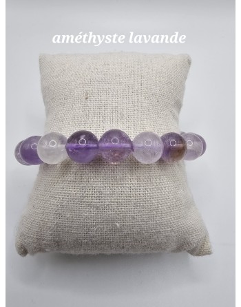 bracelet améthyste lavande...