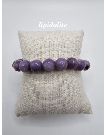 bracelet lépidolite