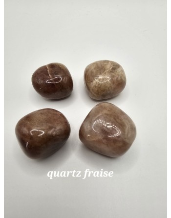 pierre roule quartz fraise