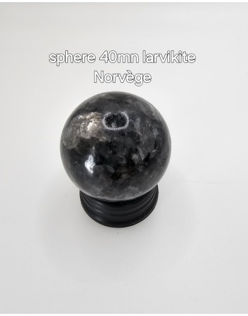 sphère larvikite  40mn Norvège