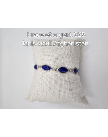 bracelet argent 925 lapis...